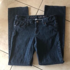 Loft Original Bootcut Jean Dark Wash Denim Basic Casual Capsule Wardrobe EUC